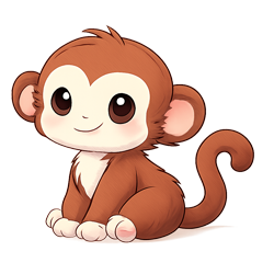 원숭이띠 아이콘