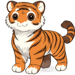 호랑이띠 아이콘